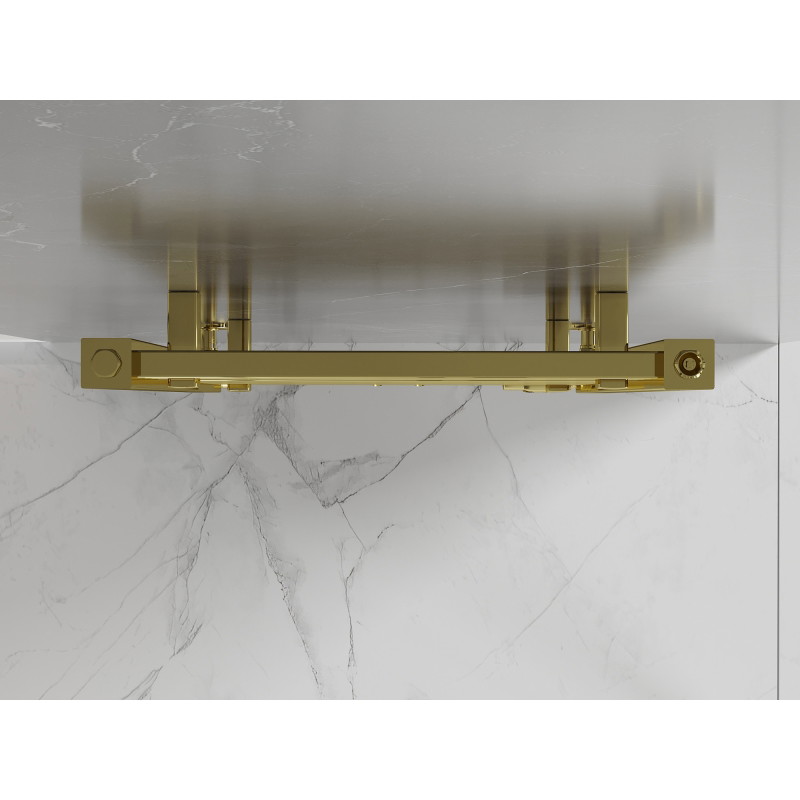 Mexen Pluton Badezimmerheizkörper 1200 x 500 mm, 493 W, golden - W106-1200-500-00-50