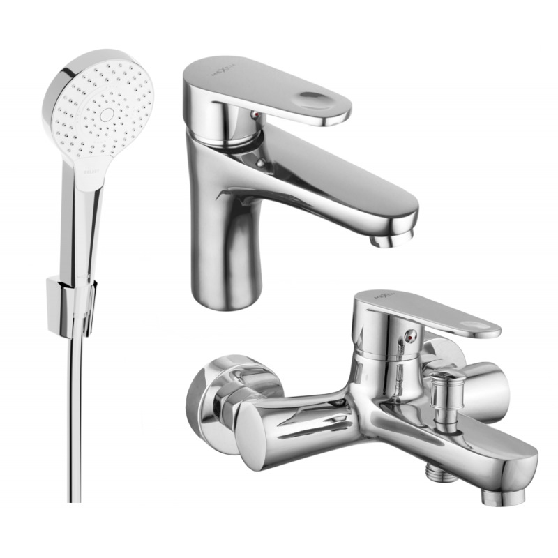 Mexen Kama R05 Badezimmerset, Chrom - 72503R05-00