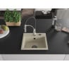 Mexen Milo Granitspüle 1-Becken mit Küchenarmatur Aster, beige - 6505-69-73450-07-B