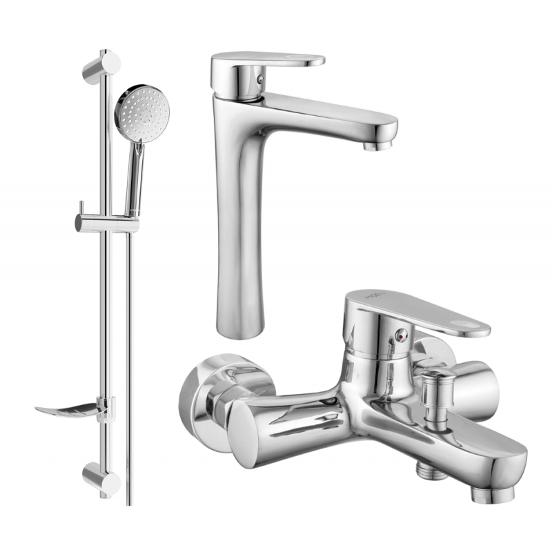 Mexen Kama DF75 Badewannen-Set, Chrom - 72513DF75-00