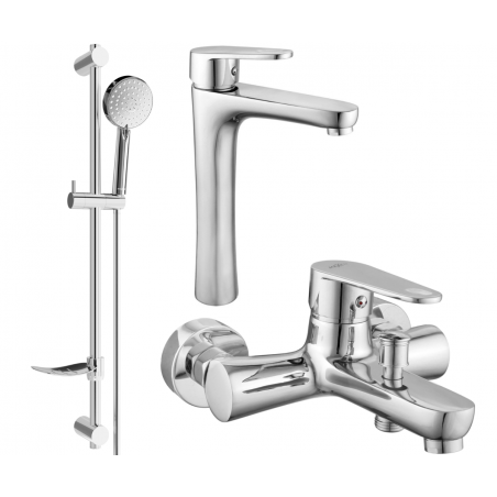 Mexen Kama DF75 Badewannen-Set, Chrom - 72513DF75-00