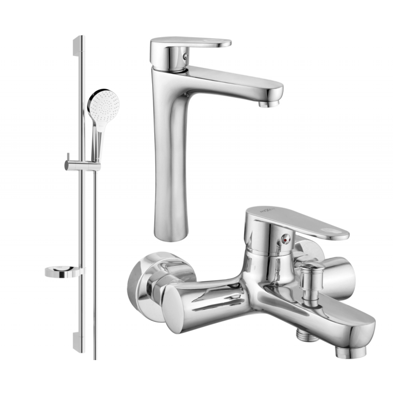 Mexen Kama DS05 Badewannen-Set, Chrom - 72513DS05-00
