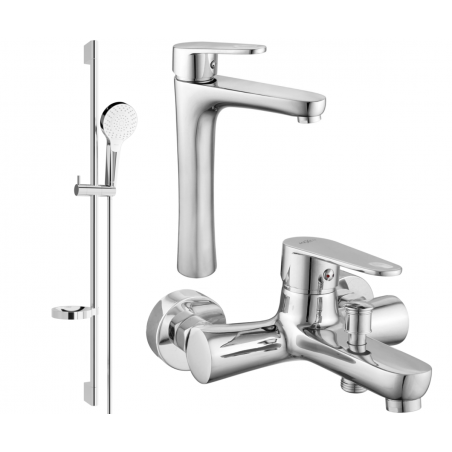 Mexen Kama DS05 Badewannen-Set, Chrom - 72513DS05-00
