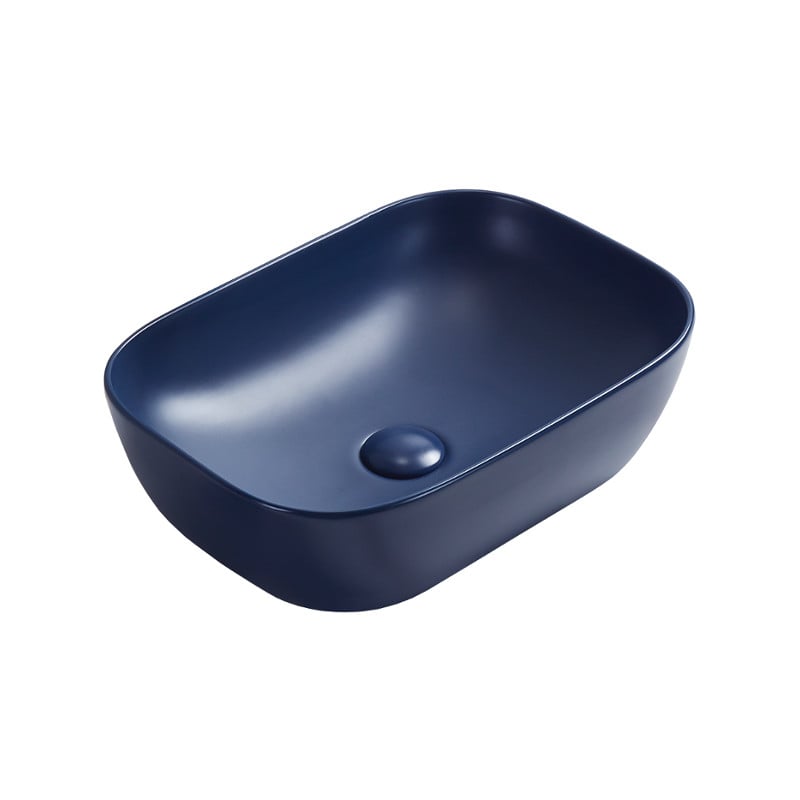 Mexen Rita Aufsatzwaschbecken 45 x 32 cm, mattblau - 21084542