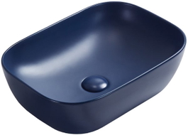 Mexen Rita Aufsatzwaschbecken 45 x 32 cm, mattblau - 21084542