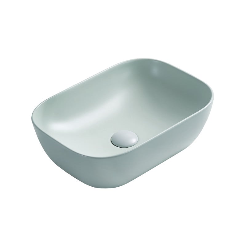 Mexen Rita Aufsatzwaschbecken 45 x 32 cm, mint matt - 21084546