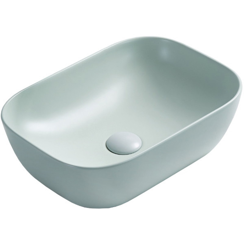 Mexen Rita Aufsatzwaschbecken 45 x 32 cm, Minzgrün matt - 21084546
