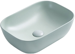 Mexen Rita Aufsatzwaschbecken 45 x 32 cm, mint matt - 21084546