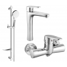 Mexen Kama DF05 Duschset, Chrom - 72514DF05-00
