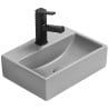 Mexen Mini Aufsatzwaschbecken 40 x 30 cm, hellgrau matt - 21094061