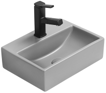 Mexen Mini Aufsatzwaschbecken 40 x 30 cm, hellgrau matt - 21094061