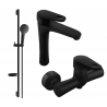 Mexen Kama DS05 Duschset, schwarz - 72514DS05-70