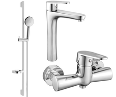 Mexen Kama DS75 Duschset, Chrom - 72514DS75-00