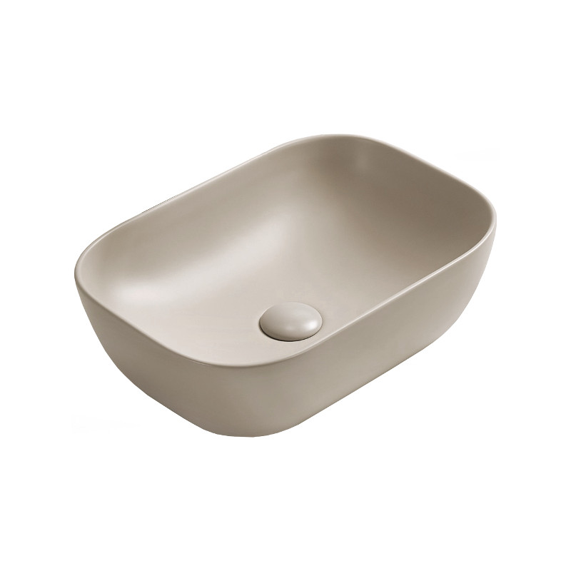 Mexen Rita Aufsatzwaschbecken 45 x 32 cm, beige matt - 21084566