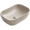 Mexen Rita Aufsatzwaschbecken 45 x 32 cm, beige matt - 21084566