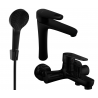 Mexen Kama R05 Badezimmerset, schwarz - 72513R05-70