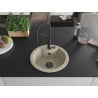 Mexen Diego Granitspüle 1-Becken mit Küchenarmatur Aster, beige - 6512-69-73450-70-B