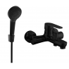 Mexen Kama R05 Badewannenarmatur mit Duschset, schwarz - 7253R05-70