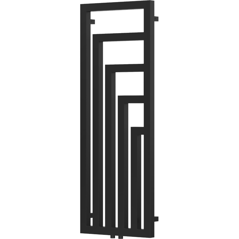 Mexen Alaska Dekorativer Heizkörper 1216 x 440 mm, 542 W, schwarz - W205-1216-440-00-70