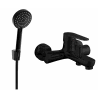Mexen Kama R75 Badewannenarmatur mit Duschset, schwarz - 7253R75-70