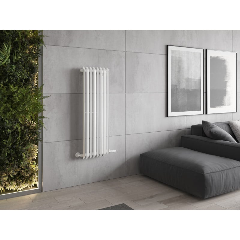 Mexen Atlanta Dekorativer Heizkörper 1200 x 405 mm, 646 W, weiß - W211-1200-405-00-20