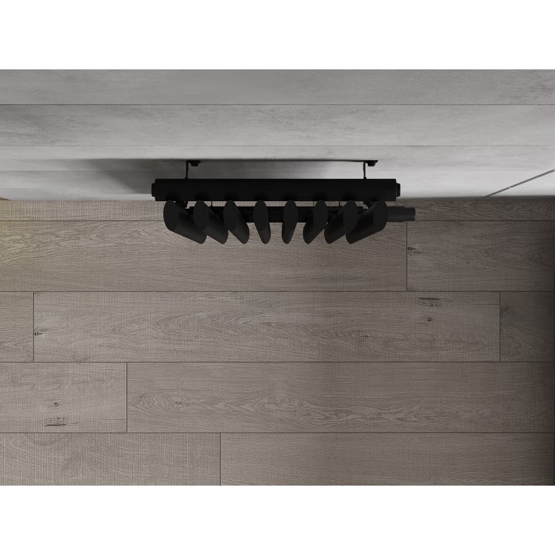 Mexen Atlanta Dekorativer Heizkörper 1200 x 405 mm, 646 W, schwarz - W211-1200-405-00-70