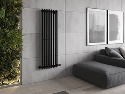 Mexen Atlanta dekorativer Heizkörper 1500 x 460 mm, 894 W, schwarz - W211-1500-460-00-70