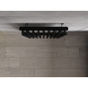 Mexen Atlanta dekorativer Heizkörper 1500 x 460 mm, 894 W, schwarz - W211-1500-460-00-70
