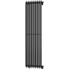Mexen Atlanta dekorativer Heizkörper 1500 x 460 mm, 894 W, schwarz - W211-1500-460-00-70