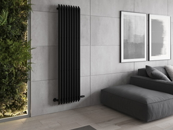 Mexen Aurora Dekorativer Heizkörper 1800 x 450 mm, 1347 W, schwarz - W212-1800-450-00-70