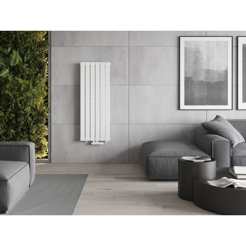Mexen Boston dekorativer Heizkörper 1200 x 452 mm, 611 W, weiß - W213-1200-452-00-20