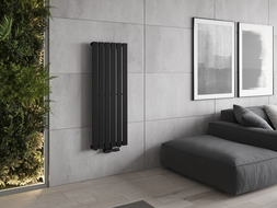 Mexen Boston Design-Heizkörper 1200 x 452 mm, 611 W, Schwarz - W213-1200-452-00-70