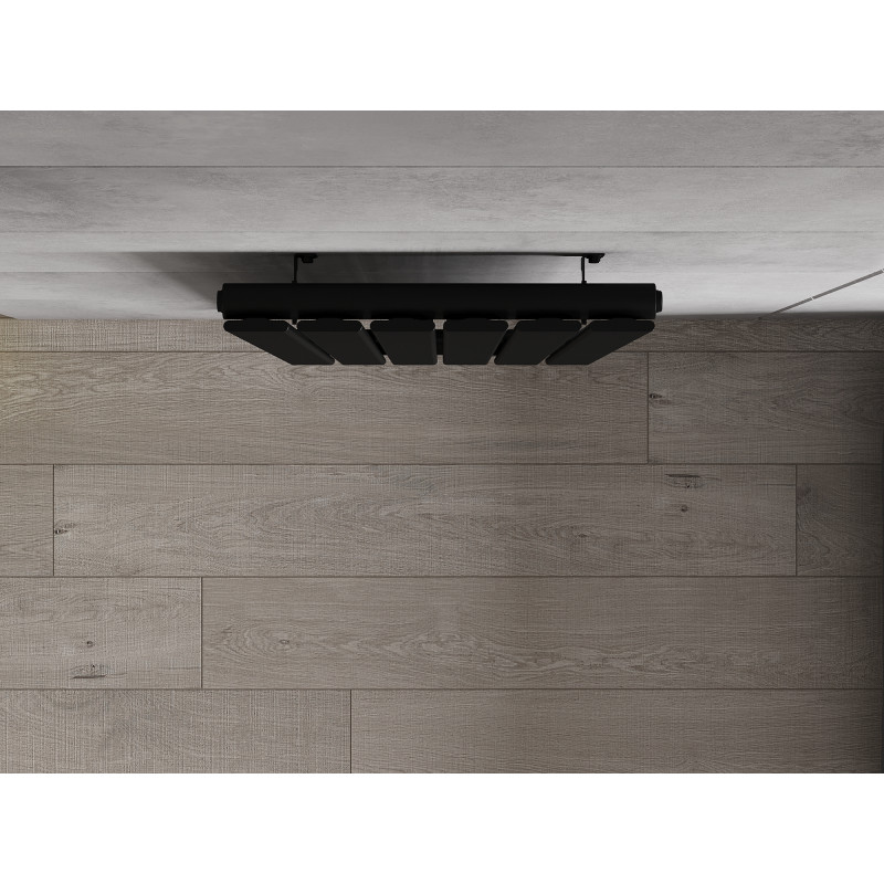 Mexen Boston dekorativer Heizkörper 1200 x 452 mm, 611 W, schwarz - W213-1200-452-00-70