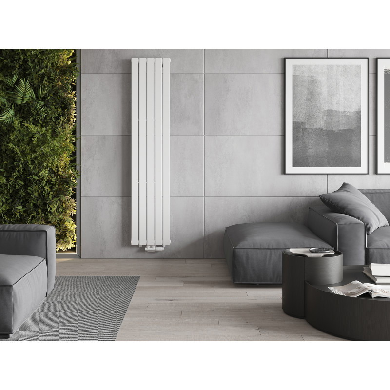Mexen Boston Dekorativer Heizkörper 1800 x 376 mm, 740 W, weiß - W213-1800-376-01-20