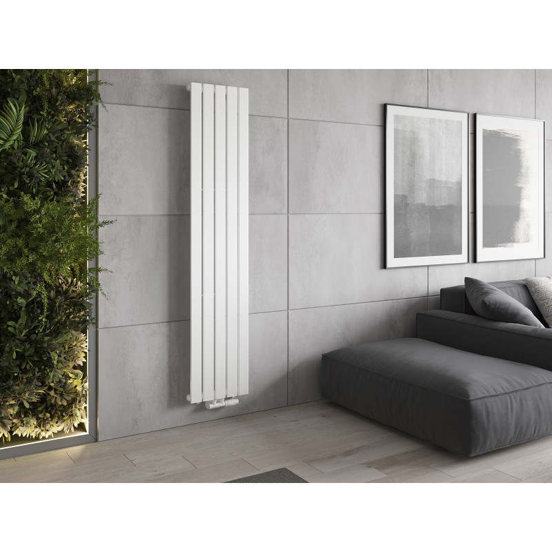 Mexen Boston Dekorativer Heizkörper 1800 x 376 mm, 740 W, weiß - W213-1800-376-01-20