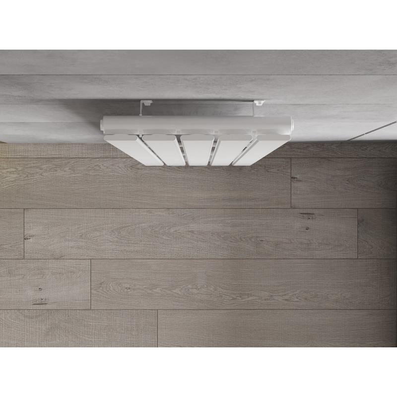 Mexen Boston Dekorativer Heizkörper 1800 x 376 mm, 740 W, weiß - W213-1800-376-01-20