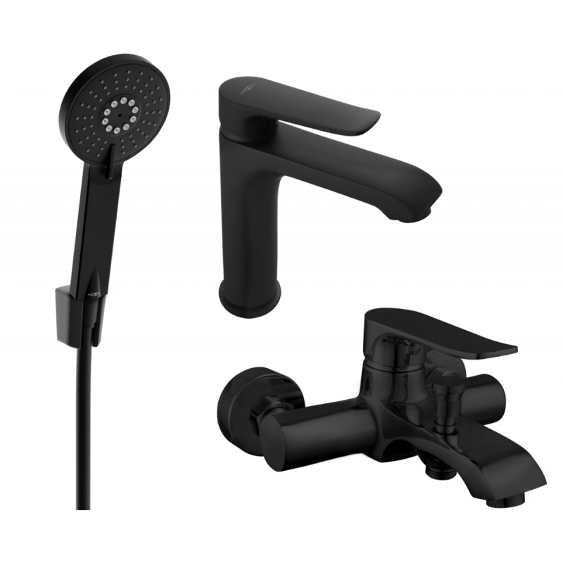 Mexen Pecos R40 Wannen-Set, schwarz - 72703R40-70