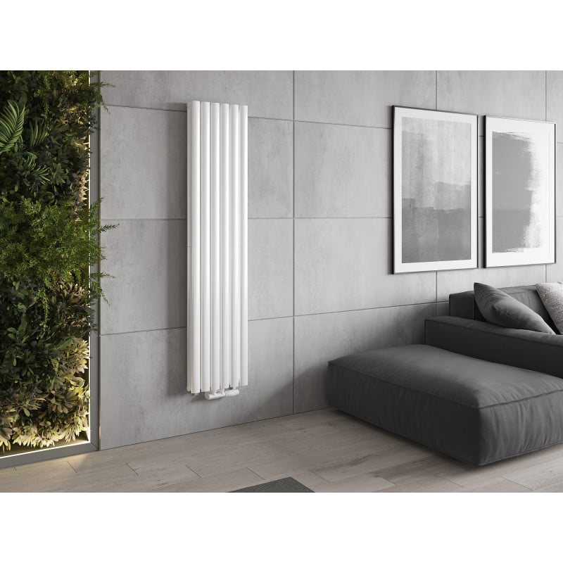 Mexen Dallas dekorativer Heizkörper 1600 x 360 mm, 1039 W, weiß - W214-1600-360-00-20
