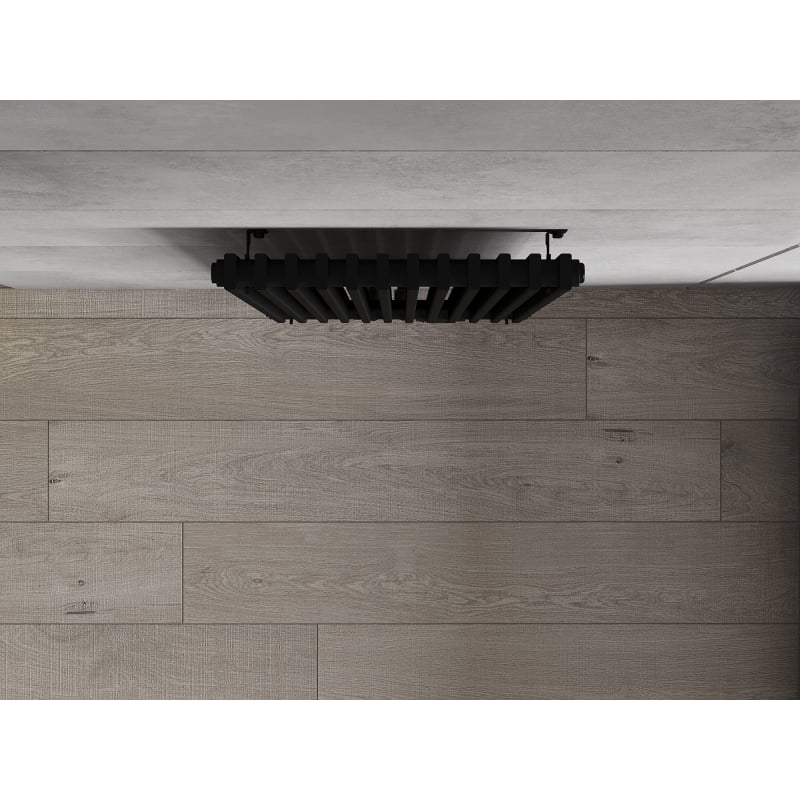 Mexen Kansas Dekorativer Heizkörper 1200 x 420 mm, 842 W, schwarz - W204-1200-420-00-70