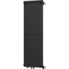 Mexen Kansas Dekorativer Heizkörper 1200 x 420 mm, 842 W, schwarz - W204-1200-420-00-70