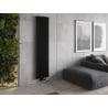 Mexen Kansas dekorativer Heizkörper 1800 x 420 mm, 1242 W, schwarz - W204-1800-420-00-70