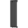 Mexen Nevada dekorativer Heizkörper 1200 x 360 mm, 483 W, schwarz - W201-1200-360-00-70