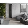 Mexen Nevada Dekorativer Heizkörper 1800 x 360 mm, 705 W, schwarz - W201-1800-360-00-70