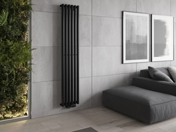 Mexen Nevada Dekorativer Heizkörper 1800 x 360 mm, 705 W, schwarz - W201-1800-360-00-70