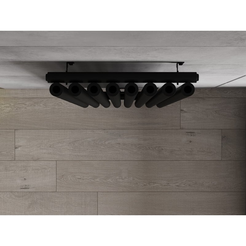 Mexen Nevada Dekorativer Heizkörper 1800 x 480 mm, 940 W, schwarz - W201-1800-480-00-70