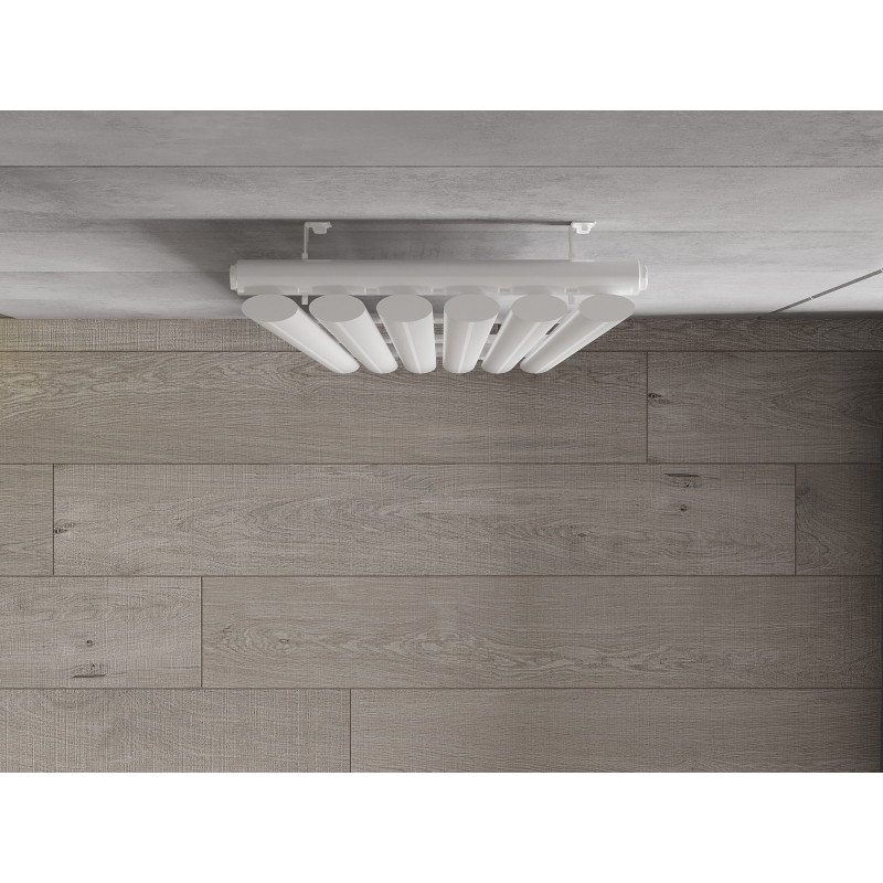Mexen Oregon Designheizkörper 1800 x 360 mm, 604 W, weiß - W202-1800-350-00-20