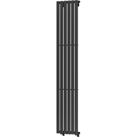 Mexen Oregon dekorativer Heizkörper 1800 x 360 mm, 604 W, schwarz - W202-1800-350-00-70