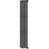 Mexen Oregon dekorativer Heizkörper 1800 x 360 mm, 604 W, schwarz - W202-1800-350-00-70