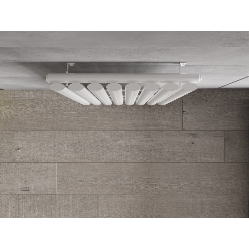 Mexen Oregon dekorativer Heizkörper 1800 x 480 mm, 805 W, weiß - W202-1800-490-00-20