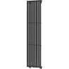 Mexen Oregon dekorativer Heizkörper 1800 x 480 mm, 805 W, schwarz - W202-1800-490-00-70